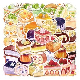 40PCS Cake Dessert Graffiti Stickers For Car Laptop Fridge Helmet Stickers Ipad Bicycle Bike Motorcycle PS4 Notebook Guitar DIY Pvc Decals