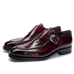 Dress Shoes Wedding Loafers For Men Plus Size Business Leather Formal Shoe Man Italian Style Oxfords Elegant Classic