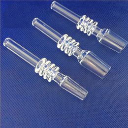 Smoke Nail Titanium Quartz Banger Transparent Quartz Nail Quartz Instrument 10mm 14mm 18mm Male 100% Real Quartz Banger Nails Glass Bong Accessories