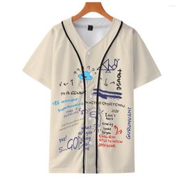 Men's T Shirts Graffiti 3D Printed Baseball T-shirt Men/women Streetwear Clothes Fashion Summer Short Sleeve Tshirt