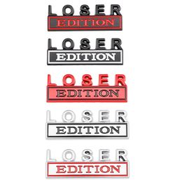 Party Decoration 1PC LOSER EDITION Car Sticker For Auto Truck 3D Badge Emblem Decal Auto Accessories 8x3.1cm Wholesale