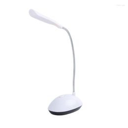 Table Lamps Powered Mini LED Desk Lamp 360 Degree Rotation Reading Night Light