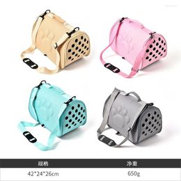 Dog Car Seat Covers Pet Supplies Space Carrier Bag EVA Cat Outing Bags Portable Diagonal Box Breathable Cage Puppy Outdoor Transport Handbag