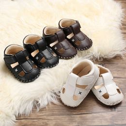 Sandals Kids Newborn Baby Boys Fashion Summer Soft Crib Shoes First Walker Anti Slip Girls Sandals Shoe Z0225