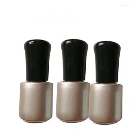 Storage Bottles 10/30/50PCS Empty Nail Gel Polish Bottle Away From Light Cosmetic Glass With Brush Brown Black Packing 5ml