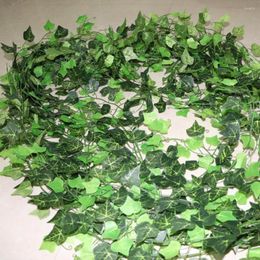 Decorative Flowers 1 Pcs 2.4M Home Decor Artificial Ivy Leaf Garland Plants Vine Fake Foliage Creeper Green Wreath WXV Sale