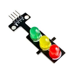 Led Traffic Light Module 5V Digital Signal Output Ordinary Brightness 3 Separate Control