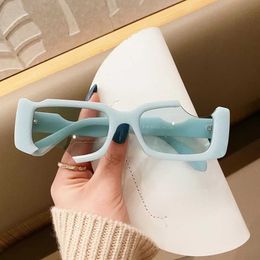 Sunglasses KAMMPT New Personalized Special Irregular Square Frame Sunglass Fashion Trendy Male Female Eyewear Popular Ins Colorful Shades G230225