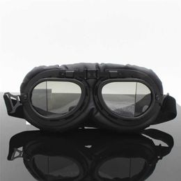 Safety glasses Motorcycle Glasses Retro Helmet Pilot Goggles Motorbike cycling glasses Vintage Classic sunglasses For gafas motocross Dirt Bike