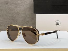 BPS-125 Top Occhiali da sole firmati originali di alta qualità da uomo famosi occhiali da vista di marca di lusso retrò alla moda Fashion design da donna