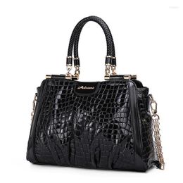 Evening Bags Fashion Alligator Women Handbags Design Genuine Leather Ladies Shoulder Bag Female Luxury Real Natural Crossbody