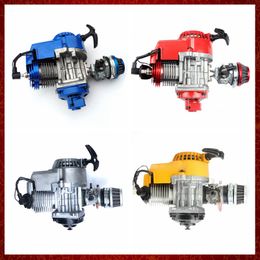 49cc 2 Stroke Motorcycle Pull Start Engine Motor Transmission Engine Air Philtre Mini Pocket Dirt Pit Bike ATV Quad 4 Wheel MFD19