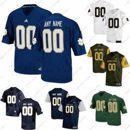 Camisas de futebol irlandesas da Notre Dame Fighting College da NCAA personalizadas Joe Montana Tyler Buchner Ian Book Steve Angeli Tyler Buchner Ron Powlus III Sam Assaf Logan Diggs