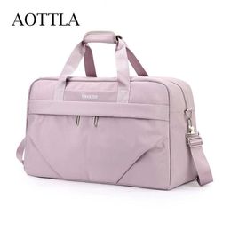 Duffel Bags Aottla Travel Bag Large Capacity Duffle Bag for Women Shoulder Bag Multi-function Crossbody Bag Brand Men Handbag Sports Gym Bag 230223