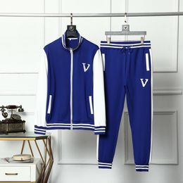 European and American street men's Tracksuits sportswear new fashion brand men's suit Spring and Autumn men's two-piece sportswear leisure