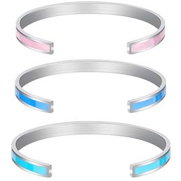 Bangle 2023 Stainless Steel Jewellery Colourful Glue Dropping Multicolor Bracelet Fashion Personalised Latest