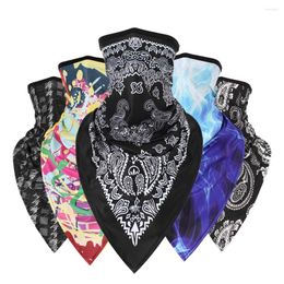 Bandanas Multifunctional 3D Printing Tube Scarf Buffs Face Mask Motorcycle Cycling Hiking Camping Hunting Fishing Neck Warmer