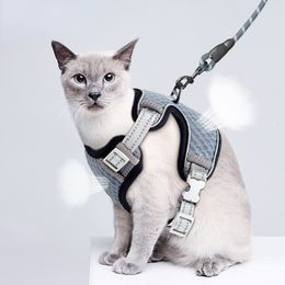 Cat Collars Leads ATUBAN Harness and Leash for Walking Small Escape Proof Large Adjustable Reflective 230227