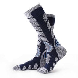 Men's Socks Winter Cotton Thermal Ski Socks Sports Snowboard Hiking Cycling Socks Thermosocks Leg Skiing Warmers For Men Women RB3301 Z0227