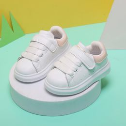 First Walkers Spring Autumn Fashion White Board Shoes Baby Casual Shoes Little Kids Fashion Sneakers Toddler Sports Shoes First Walkers 230227