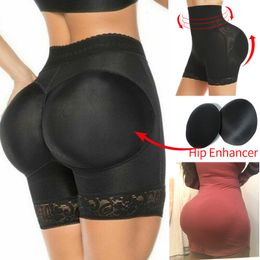 Women's Shapers Womens Padded Shapewear Hip Enhancer Shorts High Waist Body Shaper Buttocks Pad Panties Butt Lifter Booty Trainer Control 230227