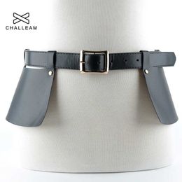 Belts Sexy Women Black Leather Style Corset Belt For Womans Dress Movable Fringe Peplum Belts Pin Buckle Fashion Girl Strap x202 Z0223