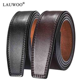 Belts 100 cow leather No Buckle 35cm Wide Real Genuine Leather Belt Without Automatic Buckle Strap Designer Belts Men High Quality Z0223