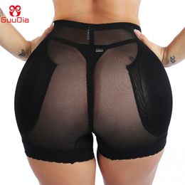 Women's Shapers GUUDIA Hip Enhancer Butt Lifter Push Up Panties Body Control Shapewear Sexy Mesh Breathable Lift 230227