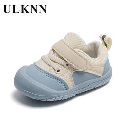 First Walkers Baby Single Shoes 0-3 Years Old Boy And Girl's Toddler Shoes Children's Non-slip Anti-kick Single Shoes White Shoe Blue Casual 230227