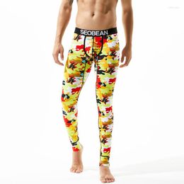 Men's Thermal Underwear Men Long Johns Cotton Camouflage Leggings Homme Cueca Trunks Gay Thermo Underpants Ropa Invierno Hombre