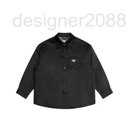 Men's Jackets Designer Jacket Fashion Woollen Metal Triangle Cardigan Coat Casual Shirt Mens Womens Sweatshirt W3oh