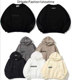 Winter Ess Designer Mens Hoodies Fears Loose Of Pullover God Hoody Sweatshirts Long Sleeve Hooded Jumper High Quality Womens Tops Clothing WX77