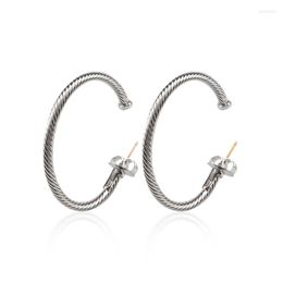 Hoop Earrings JADE ANGEL Trendy For Women Classic Fashion Jewelry Round Ladies Birthday Banquent Accessories