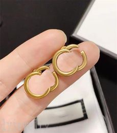 Womens men studs Designers earrings for teen girls love ohrringe cute cjeweler girl 12 15 years old retro letters men female luxurious Jewellery earings ZB016 F23