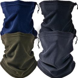 Bandanas Polar Fleece Neck Tube Scarf Winter Thick Cycling Face Bandana Women Men Warm Gaiter Multifunction Cover Hat Cap Buffs Mask