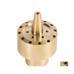 car dvr Garden Decorations 1/2Inch 4 Points Fountain Sprinkler Brass Outdoor Decoration Accessories 1/2 Drop Delivery Home Patio Lawn Dhg1W