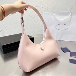 hot Pbag designer bag Women Luxurys Shoulder Bag Triangle Tote bag High Quality Leather Underarm Hobo Bags Fashion Designer Handbags purse 230218i