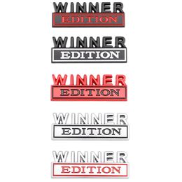 Party Decoration 1PCS WINNER EDITION Car Sticker For Auto Truck 3D Badge Emblem Decal Auto Accessories 8x2.8cm