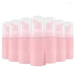Storage Bottles 28Pcs 30ml Foaming Bottle Pink Empty Foam Pump Cosmetic Cleaner Soap Dispenser Refillable Travel Container