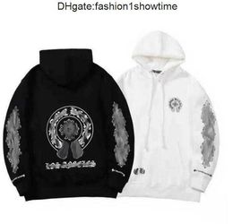 Men's Fashion Luxury Jackets Designer Zipper Sweatshirts Horseshoe Cross Print Brand Ch Hoodies Men Women Tops Coat Casual Pullover Loose MRET