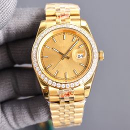 diamond watch 41mm automatic mechanical movement watch Business stainless steel WristWatch montre Luxe