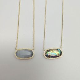 Chains Pull-out Temperament Opal Abalone Shell Necklace Female Accessories