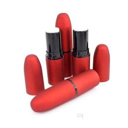 Lipstick Empty 12.1Mm Lip Balm Container Fashion Cool Tube Frosted Red Colour Diy Cosmetic New Drop Delivery Health Beauty Makeup Lips Dh7Q0