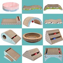 Cat Furniture Scratchers Scratch Board Pad Grinding Nails Interactive Protecting Toy Corrugated Large Size w Scratcher FD14841055 230227