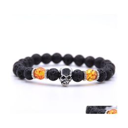 car dvr Beaded Strands Various Animal Bracelets Lava Beads Men And Women Essential Oil Diffusion Yoga Cure Healing Valentines Day Birthday Dh2M7