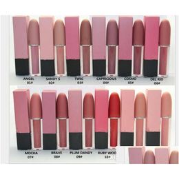 Lip Gloss Brand Makeup Matte Liquid Lipstick Lipgloss Cosmestics Waterproof 12 Colours For Choose 3G Drop Delivery Health Beauty Lips Dhdw3
