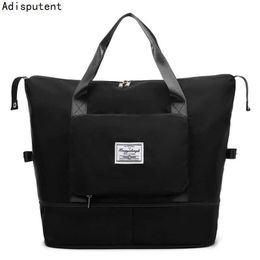 Cosmetic Organiser Storage Bags Large Capacity Folding Travel Waterproof Luggage Tote Handbag Duffle Gym Yoga Shoulder For Women Y2302