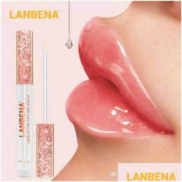 Lip Plumper Lanbena Big Lips Moisturiser Gloss Long Lasting Nutritious Y Clear Waterproof Transparent Lipgloss Drop Delivery Health Dh36I