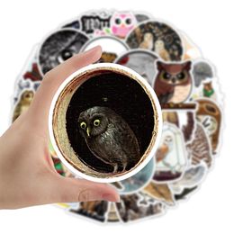 50Pcs Cute Owl Stickers Skate Accessories Waterproof Vinyl Sticker For Skateboard Laptop Luggage Bicycle Motorcycle Phone Car Decals