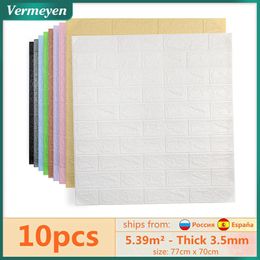 Wall Stickers VIP 3D Drop Imitation Brick Waterproof Self Adhesive Panels Home Decor paper For Living Room 230227